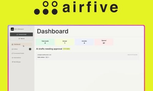 Airfive Lifetime Deal: 24/7 AI-Powered Email Support